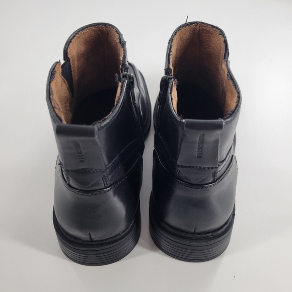 Men Florsheim Black Midtown Plain toe zipper Boots Size 10 - Picture 4 of 8